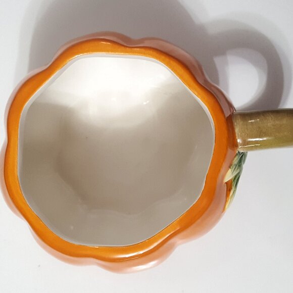NEW Boston International Pumpkin Mug 16 OZ Ceramic - Picture 5 of 6